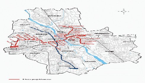 Plan drugiej linii Metra Warszawskiego , foto: fot. metro.waw.pl