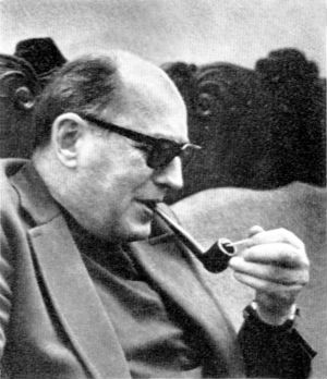 Jerzy Stefan Stawiński w 1976 roku, fot. Zdzisław Kwilecki, źr. Wikimedia Commons/dp
