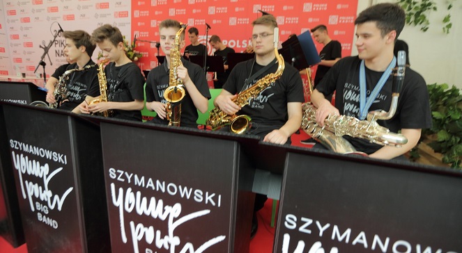 Koncert Szymanowski Young Power big band na Pikniku Naukowym
