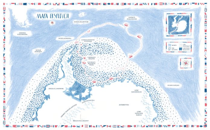 Ilustracja z książki "Wyprawa Shackletona" (foto: materiały promocyjne)