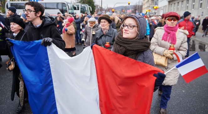 Gdynia: marsz solidarności z Francją 