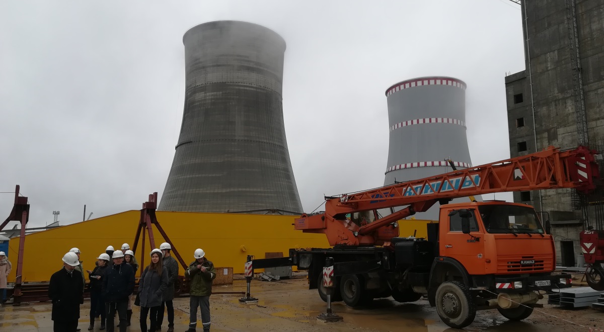 Budowa elektrowni atomowej na Białorusi na półmetku