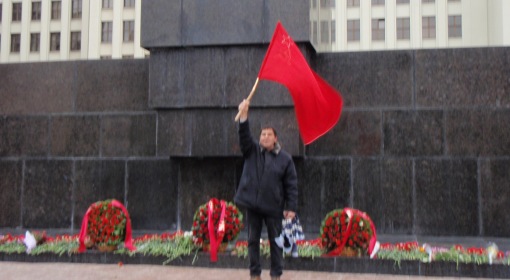 Święto rewolucji październikowej w Mińsku