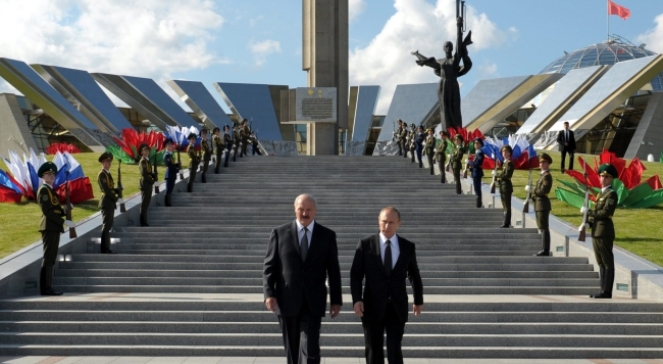 Putin i Łukaszenka świętowali w Mińsku