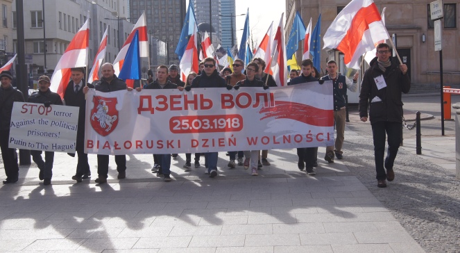 Białoruski Dzień Wolności w Warszawie
