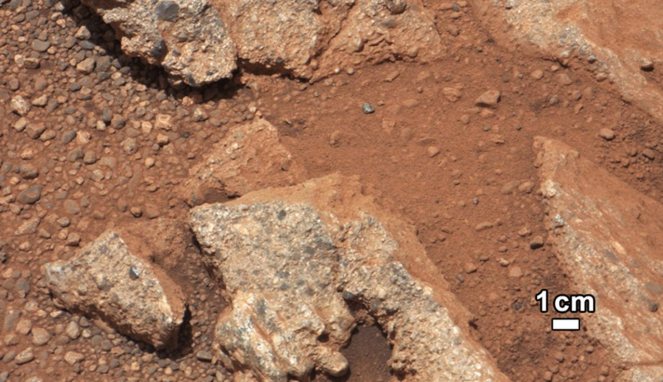 Meteoryt i inne zdjęcia Curiosity