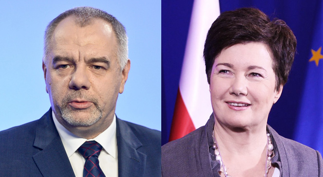 Jacek Sasin z PiS i Hanna Gronkiewicz-Waltz z PO zmierzą się w drugiej turze wyborów prezydenta Warszawy